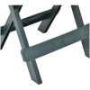 Hopfällbart trädgårdsbord grön 45x43x50 cm plast vidaXL – miniatyr 5