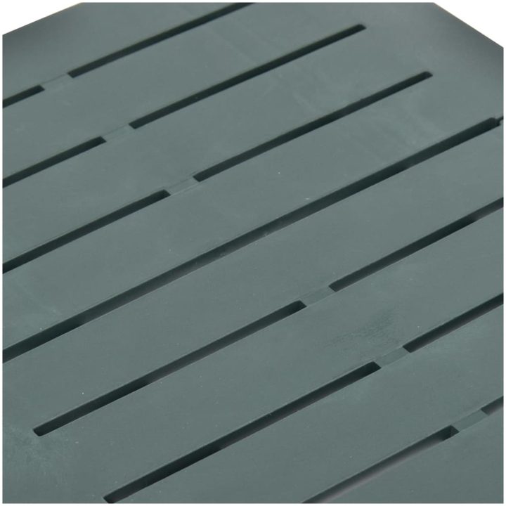 Hopfällbart trädgårdsbord grön 45x43x50 cm plast vidaXL – bild 6