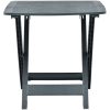 Hopfällbart trädgårdsbord grön 79x72x70 cm plast vidaXL – miniatyr 4