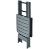 Hopfällbart trädgårdsbord grön 79x72x70 cm plast vidaXL – miniatyr 5