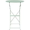Hopfällbart Trädgårdsbord Ljusmint 50x71 cm Stål vidaXL Compact – miniatyr 4