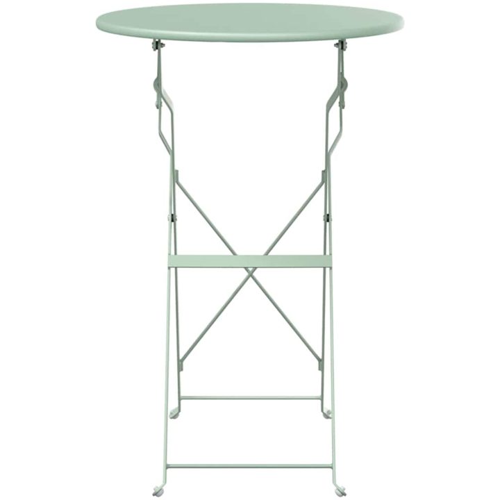 Hopfällbart Trädgårdsbord Ljusmint 50x71 cm Stål vidaXL Compact – bild 4