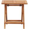 Hopfällbart trädgårdsbord massivt akaciaträ vidaXL 40 x 40 x 40 cm – miniatyr 2