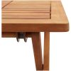 Hopfällbart trädgårdsbord massivt akaciaträ vidaXL 40 x 40 x 40 cm – miniatyr 4