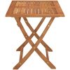 Hopfällbart trädgårdsbord massivt eukalyptusträ vidaXL 120 x 70 x 75 cm – miniatyr 3