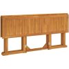 Hopfällbart trädgårdsbord massivt teakträ vidaXL 150 x 90 x 75 cm – miniatyr 4