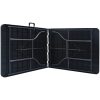 Hopfällbart trädgårdsbord svart 180x75x72 cm HDPE konstrotting vidaXL – miniatyr 4