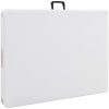 Hopfällbart trädgårdsbord vit 180x72x72 cm HDPE vidaXL – miniatyr 4