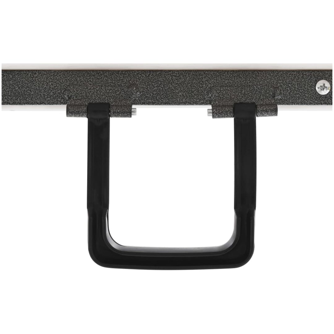Hopfällbart trädgårdsbord vit 180x72x72 cm HDPE vidaXL – bild 6