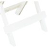 Hopfällbart trädgårdsbord vit 45x43x50 cm plast vidaXL – miniatyr 5