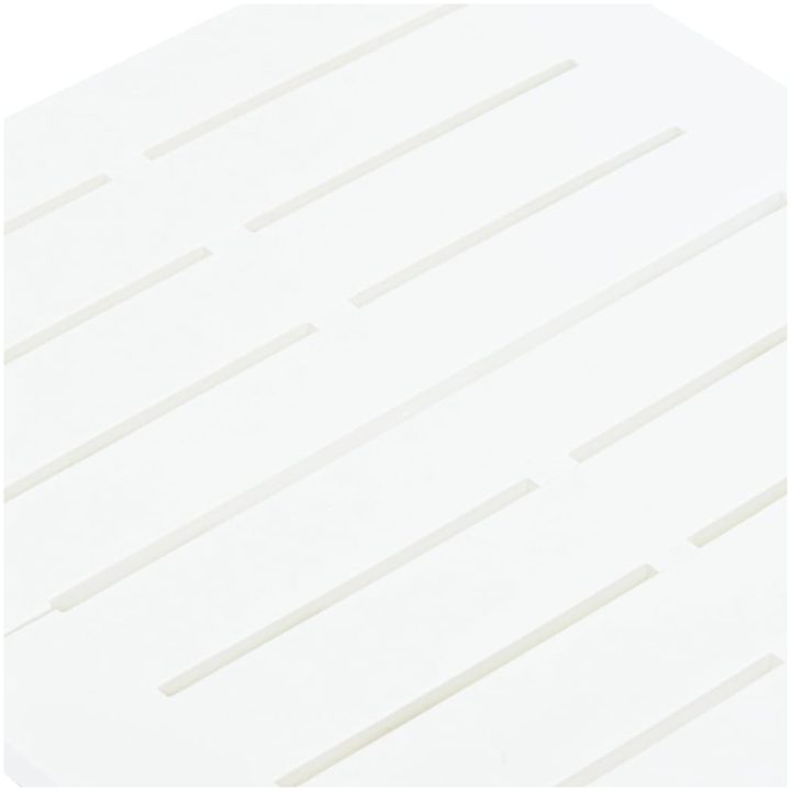 Hopfällbart trädgårdsbord vit 45x43x50 cm plast vidaXL – bild 6