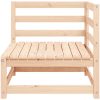 Hörnsektion till pallsoffa 2 st med dynor massiv furu vidaXL – miniatyr 3