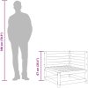 Hörnsektion till pallsoffa 2 st vit massiv furu vidaXL – miniatyr 9