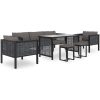 Hörnsits till modulsoffa höger armstöd konstrotting antracit vidaXL – miniatyr 11