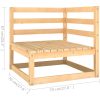 Hörnsoffor 2 st med dynor massiv furu vidaXL – miniatyr 6