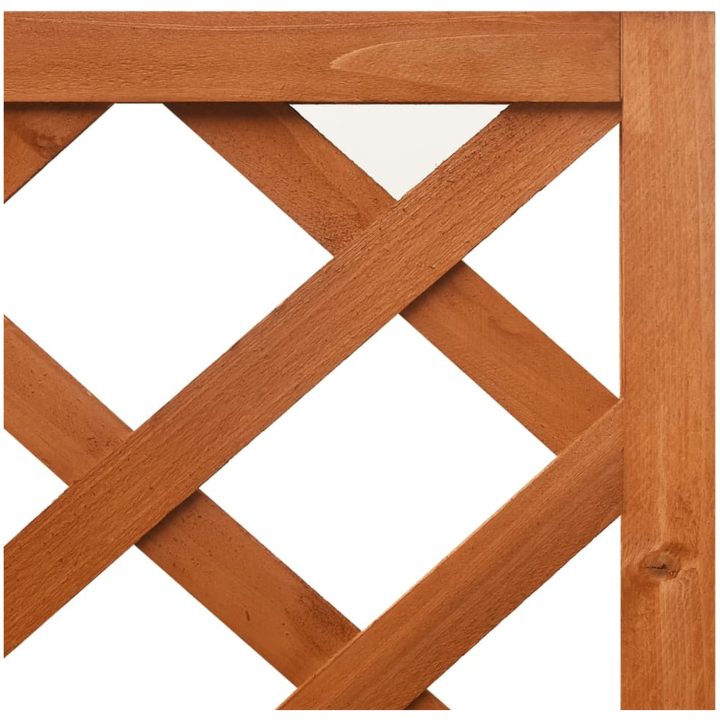 Hörnspaljé med odlingslåda 40x40x150 cm massivt granträ vidaXL – bild 5