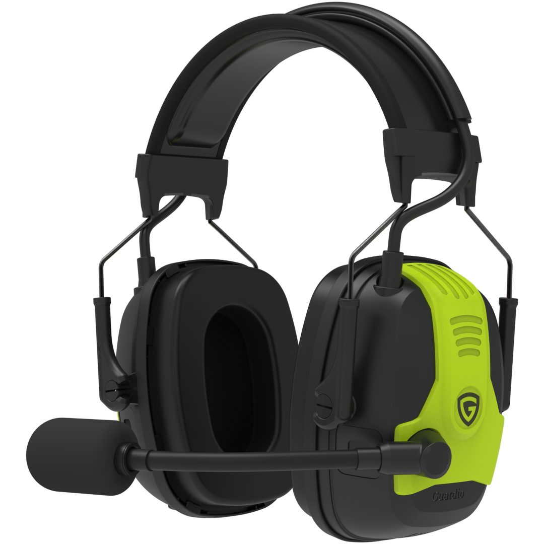 Hörselskydd Freebird BT X Svart/Fluorescerande Gul Guardio – bild 4