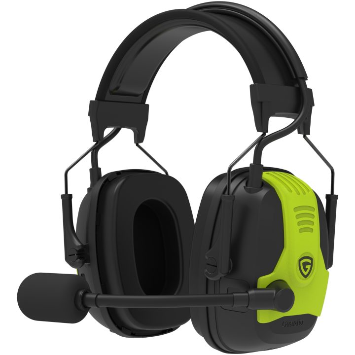 Hörselskydd Freebird BT X Svart/Fluorescerande Gul Guardio – bild 4