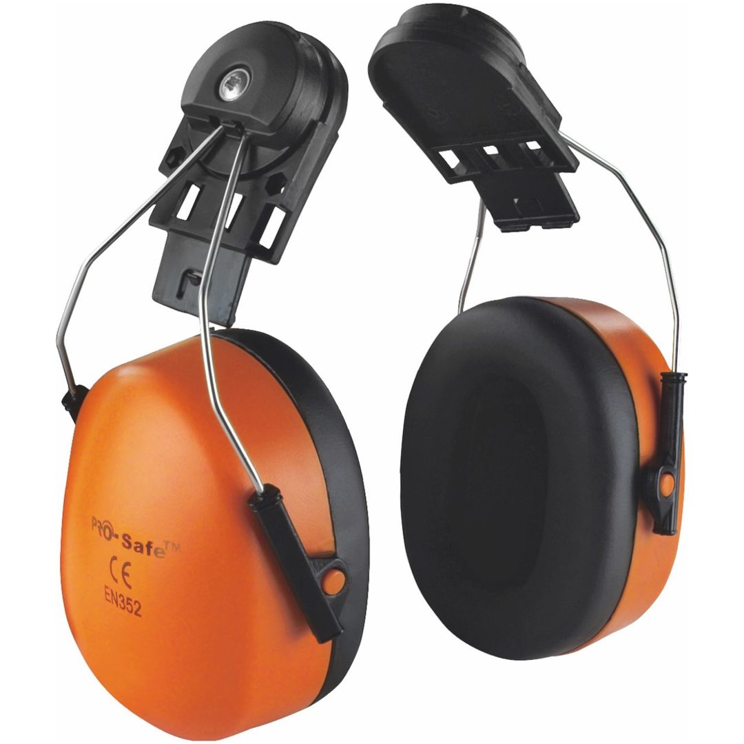 Hörselskydd, Hjälmfäste, EN352-1, Orange MALMBERGS