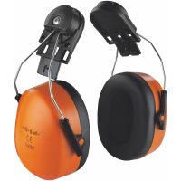 Hörselskydd, Hjälmfäste, EN352-1, Orange MALMBERGS