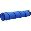 Hundtunnel blå polyester vidaXL ⌀40 x 200 cm – miniatyr 2