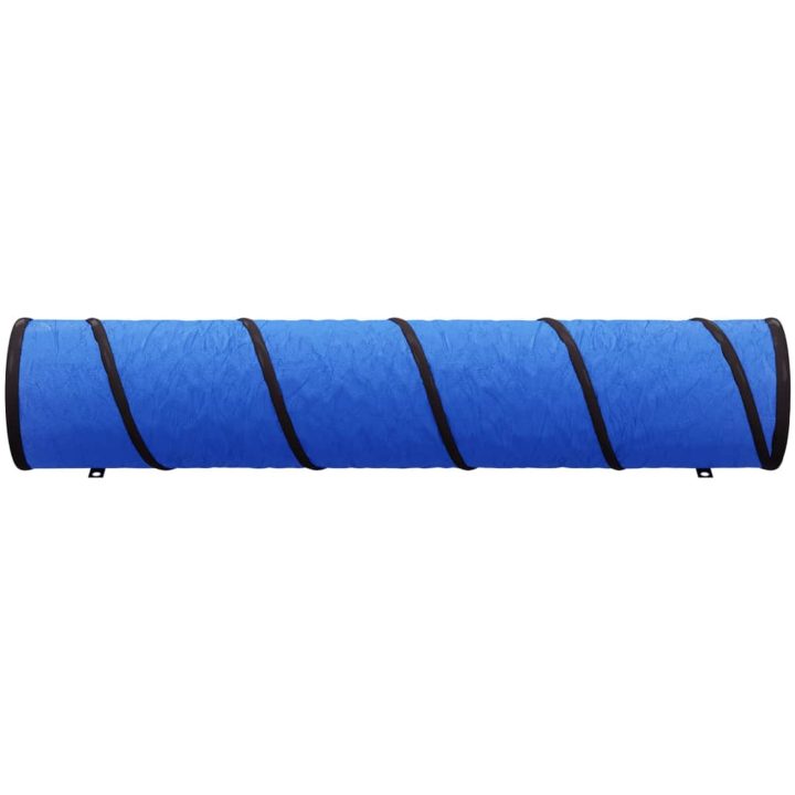 Hundtunnel blå polyester vidaXL ⌀40 x 200 cm – bild 3