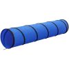 Hundtunnel blå polyester vidaXL ⌀40 x 200 cm – miniatyr 5