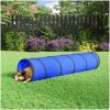 Hundtunnel blå polyester vidaXL ⌀40 x 200 cm – miniatyr 1