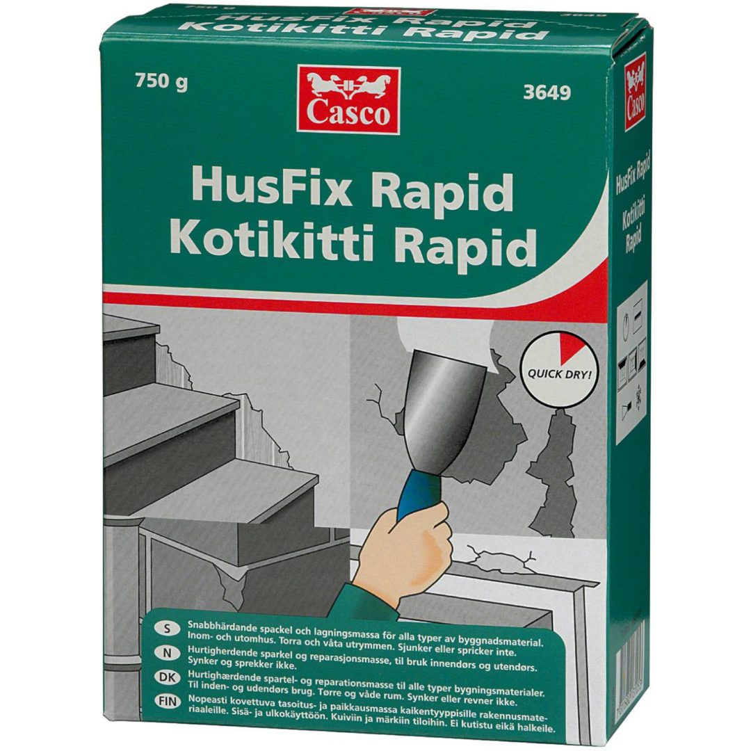 HusFix Rapid 3649 CASCO LAGNINGSMASSA HUSFIX RAPID 3KG – bild 2