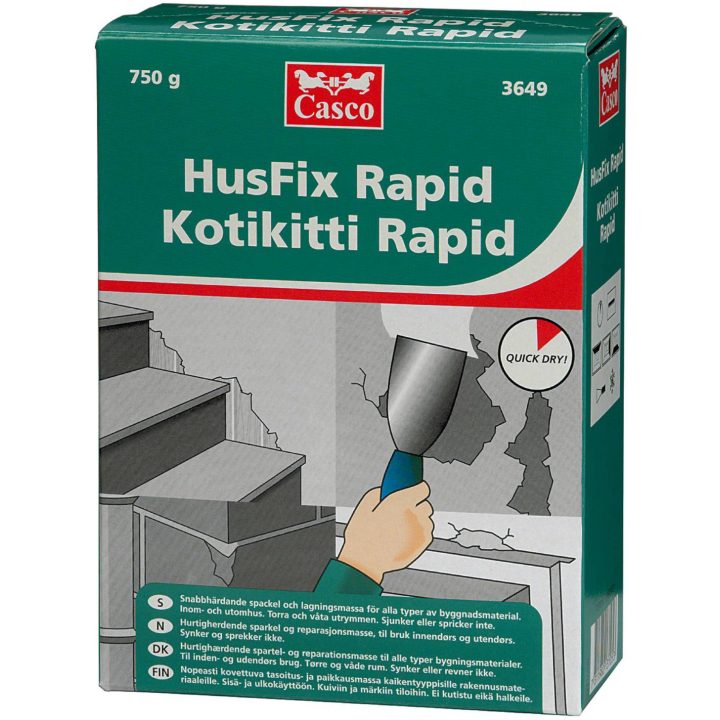 HusFix Rapid 3649 CASCO LAGNINGSMASSA HUSFIX RAPID 3KG – bild 2
