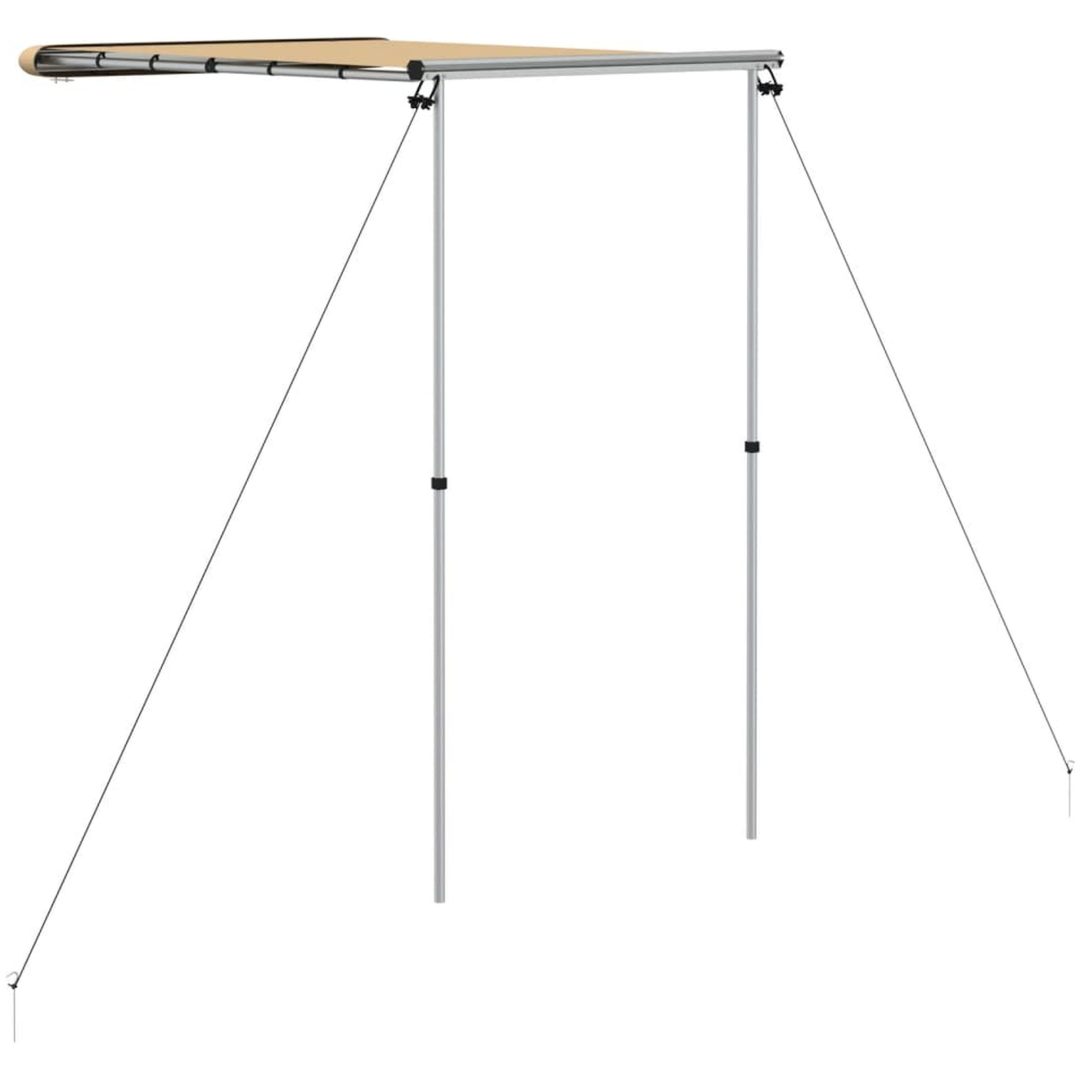 Husvagnsmarkis beige vidaXL 1.2 x 2 x 2.15 m – bild 2