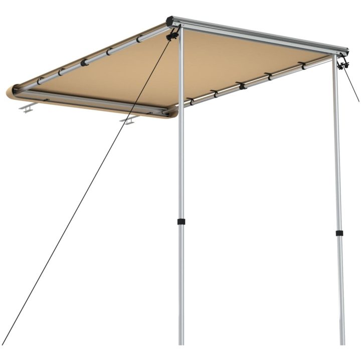 Husvagnsmarkis beige vidaXL 1.2 x 2 x 2.15 m – bild 3