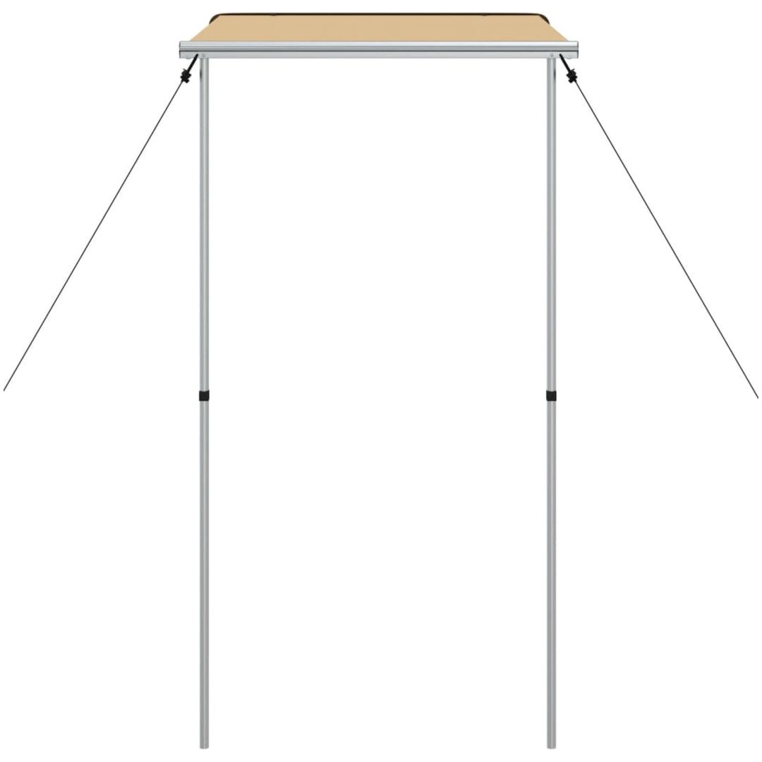 Husvagnsmarkis beige vidaXL 1.2 x 2 x 2.15 m – bild 4
