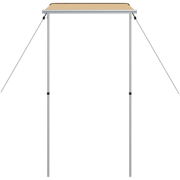 Husvagnsmarkis beige vidaXL 1.2 x 2 x 2.15 m – bild 4