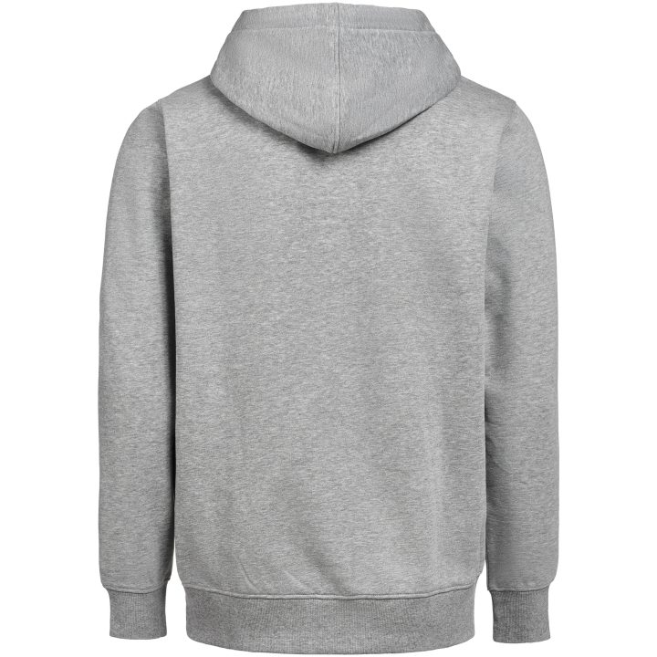 Huvtröja Full Zip Regular Fit Gråmelerad Untagged Movement – bild 4