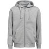 Huvtröja Full Zip Regular Fit Gråmelerad Untagged Movement – miniatyr 1