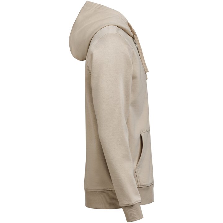 Huvtröja Full Zip Regular Fit Latte Untagged Movement – bild 2