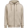 Huvtröja Full Zip Regular Fit Latte Untagged Movement – miniatyr 1