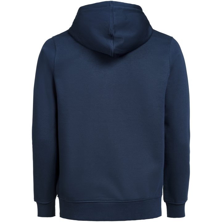 Huvtröja Full Zip Regular Fit Marinblå Untagged Movement – bild 3