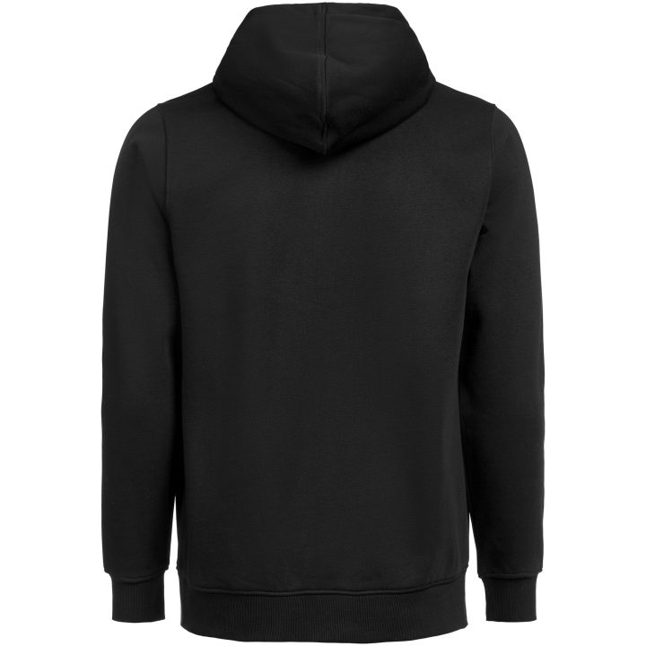 Huvtröja Full Zip Regular Fit Svart Untagged Movement – bild 2