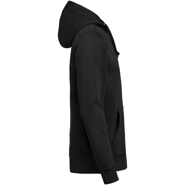 Huvtröja Full Zip Regular Fit Svart Untagged Movement – bild 3