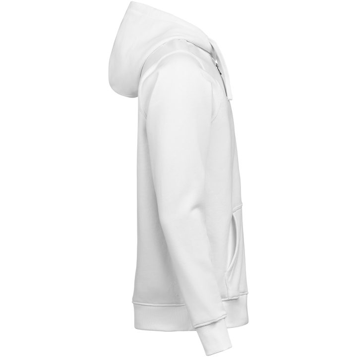 Huvtröja Full Zip Regular Fit Vit Untagged Movement – bild 3