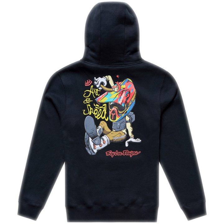 Huvtröja Heritage Svart TROY LEE DESIGNS XXL – bild 2