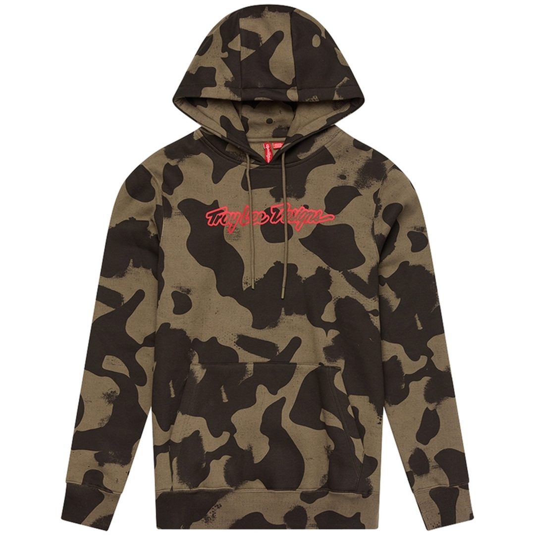 Huvtröja Signature Oliv Camo TROY LEE DESIGNS Small
