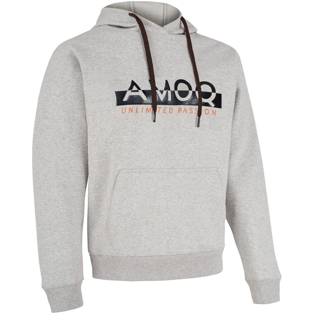Huvtröja Spirit Grå Melange AMOQ XS