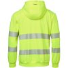 Huvtröja Sweat Zip Fluorescerande Gul Top Swede XS – miniatyr 3