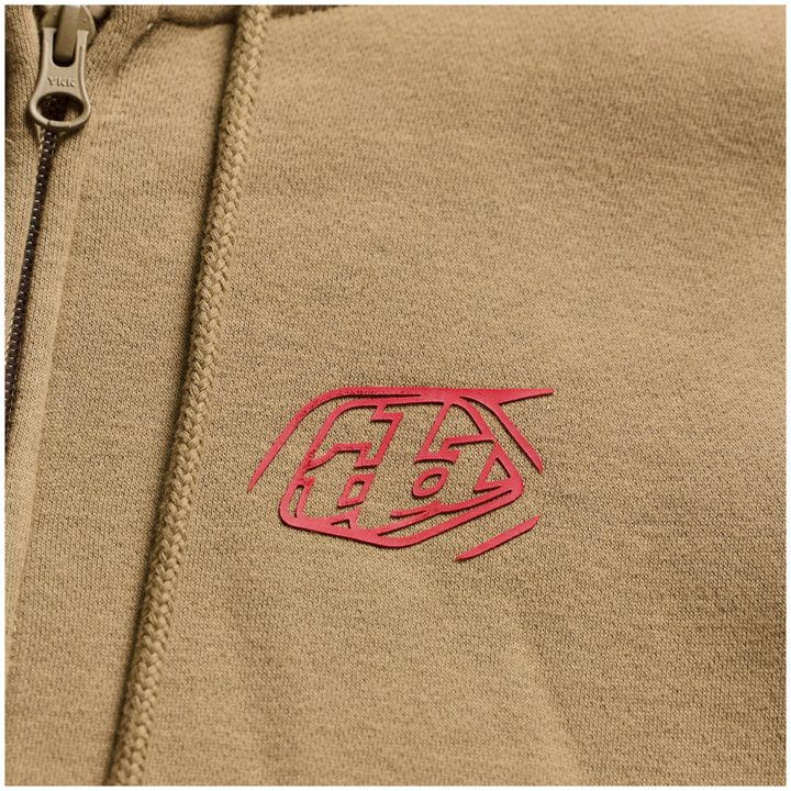 Huvtröja Zip Up Badge Brun TROY LEE DESIGNS s – bild 3