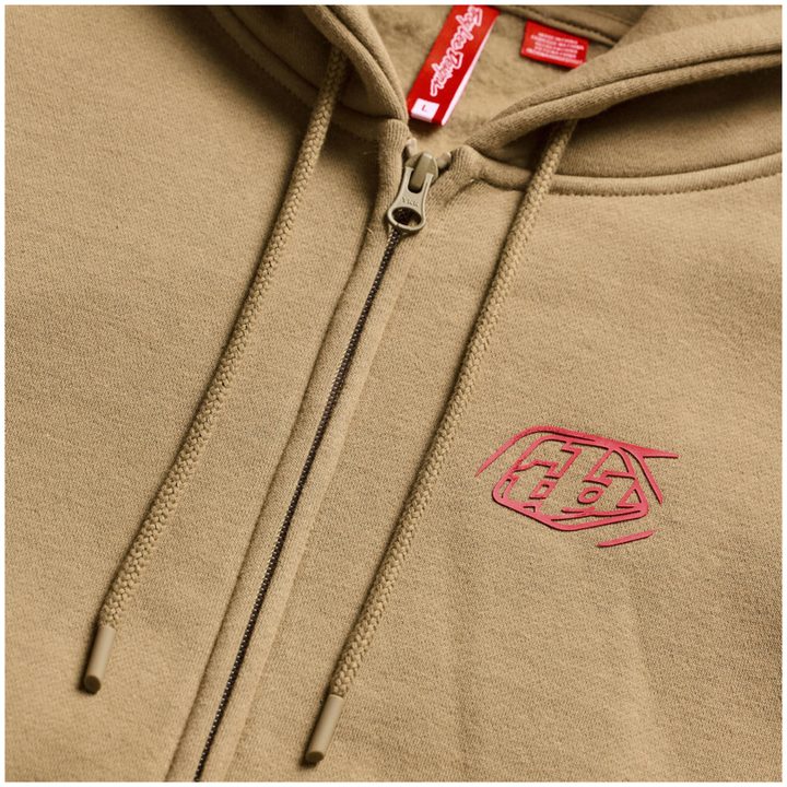 Huvtröja Zip Up Badge Brun TROY LEE DESIGNS s – bild 8