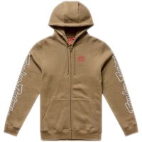 Huvtröja Zip Up Badge Brun TROY LEE DESIGNS