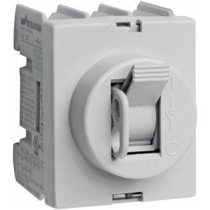 Huvudbrytare, 40A AC 22, vippa rund front MALMBERGS